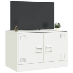 Berkfield Tv Cabinet White 67X39X44 Cm Steel - thumbnail 5