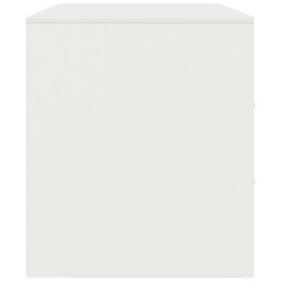 Berkfield Tv Cabinet White 67X39X44 Cm Steel - thumbnail 8