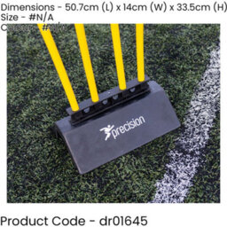 Precision Indoor & Astro Football Mannequin Base - Heavy Duty Dummy Defender Holder Stand - thumbnail 2