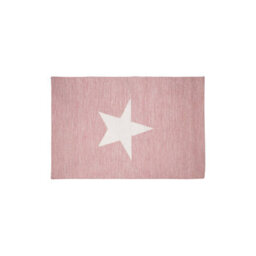 Orsina Premier Kids Pink And White Star Rug - thumbnail 1