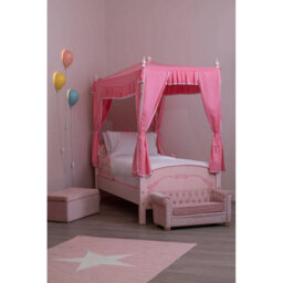 Orsina Premier Kids Pink And White Star Rug - thumbnail 9