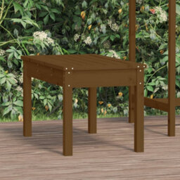 Berkfield Classic Garden Bench Honey Brown 80X44X45 Cm Solid Wood Pine - thumbnail 2