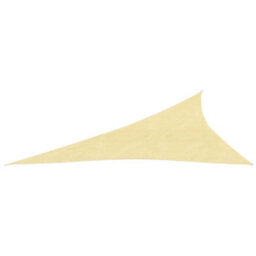 Berkfield Sunshade Sail 160 G/m2 Beige 3X4X5 M Hdpe - thumbnail 2