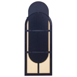 Beliani Wall Mirror Nevers 53 Cm 143 Cm Pe Rattan Natural - thumbnail 4