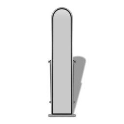 Vidaxl Free Standing Floor Mirror Full Length Rectangular Grey - thumbnail 2