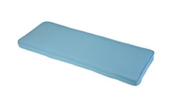 Glendale Garden & Leisure Placid 3 Seater Bench Outdoor Garden Furniture Cushion (Pack Of 4) - L141 X W48 X H4 Cm - Blue