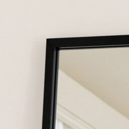Jōbū Jobu Home - Takara, Black Metal Rectangle Mirror - 70Cm X 50Cm - thumbnail 2