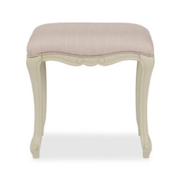 Statement Furniture Juliette Upholstered Stool, French Cushion Seat In Champagne Colour - thumbnail 3