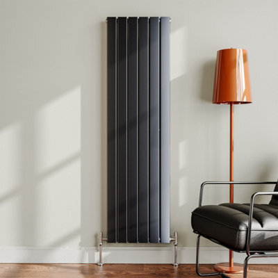 Living And Home Vertical Designer Double Panel Radiator,  W 456 mm X  H 1600 mm - image 1