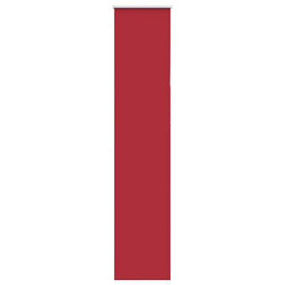 Berkfield Durable Roller Blind Blackout Red 40X210 Cm Fabric Width 35.7 Cm Polyester