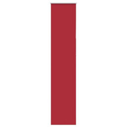 Berkfield Durable Roller Blind Blackout Red 40X210 Cm Fabric Width 35.7 Cm Polyester
