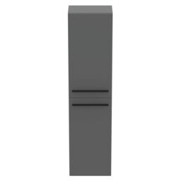 Ideal Standard I.life A Tall Matt Quartz Grey Single Wall-Mounted Bathroom Cabinet (H)160Cm (W)40Cm - thumbnail 3