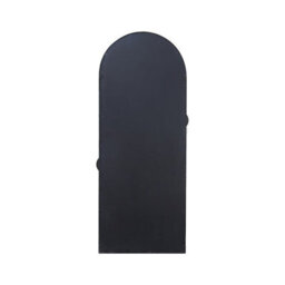 Charles Bentley Warsaw Arch Mirror Black Weather Resistant Wall Mount - thumbnail 7