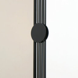 Charles Bentley Warsaw Arch Mirror Black Weather Resistant Wall Mount - thumbnail 5