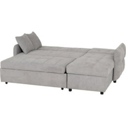 Seconique Chelsea Corner Sofa Bed - Silver Fabric - thumbnail 7