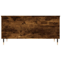 Berkfield Modern Coffee Table Smoked Oak 90X44.5X45 Cm Engineered Wood - thumbnail 6