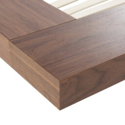 Beliani Bed Zen 160 X 200 Cm (Eu King Size) Brown Ash Wood - thumbnail 9