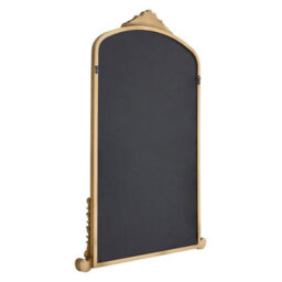 Living And Home Golde Arched Carved Frame Decorative Dressing Mirror 66Cm W X 96Cm H - thumbnail 2