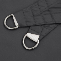 Berkfield Sun Shade Sail Anthracite 2X2X2 M 100% Polyester Oxford - thumbnail 5
