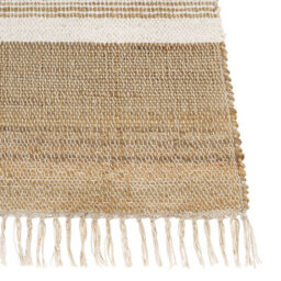 Beliani Rug Talpur White 160 X 230 Cm Jute - thumbnail 4