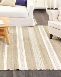 Beliani Rug Talpur White 160 X 230 Cm Jute - thumbnail 2