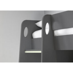 Julian Bowen Nebula 90Cm Single Anthracite Black Gaming Highsleeper Loft Bed With Desk - thumbnail 8