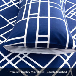 Lazzaro Premium Microfiber King Duvet Cover Set Reversible Bedding Sets Breathable With Zipper Closure - thumbnail 6
