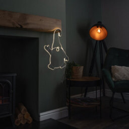 Samuel Alexander 46Cm Light Up Hanging Christmas Gonk Silhouette With 205 Warm White Leds - thumbnail 2