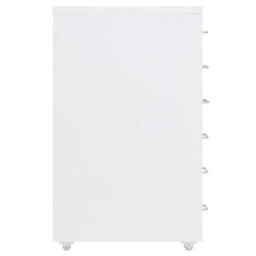 Berkfield Mobile File Cabinet White 28X41X69 Cm Metal - thumbnail 3