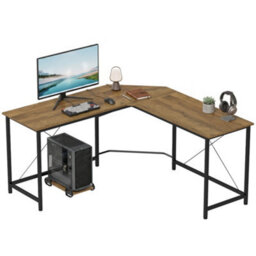 Homcom Corner L-Shape Computer Desk Gaming Pc Workstation For Home Office - thumbnail 2