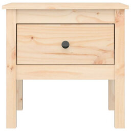 Berkfield Durable Side Table 50X50X49 Cm Solid Wood Pine - thumbnail 6