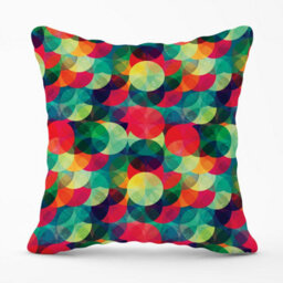 Warren Reed Designer Colourful Grunge Circle Pattern Outdoor Cushion 45Cm X 45Cm - thumbnail 1