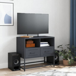 Berkfield Tv Cabinet Anthracite 68X39X60.5 Cm Steel - thumbnail 3