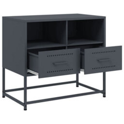 Berkfield Tv Cabinet Anthracite 68X39X60.5 Cm Steel - thumbnail 9