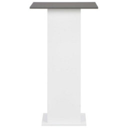 Vidaxl Bar Table White And Anthracite Grey 60X60X110 Cm - thumbnail 3