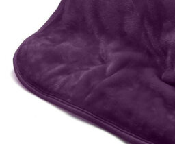 Kampala Hill Mink Blanket/throw Purple 200 X 240Cm - thumbnail 2