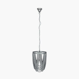 Pacific Lifestyle Bonneval Grey Wash Wood Bead Sash Pendant - thumbnail 4