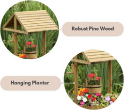Smart Garden Marco Paul Giant Wishing Well Flower Planter - thumbnail 7