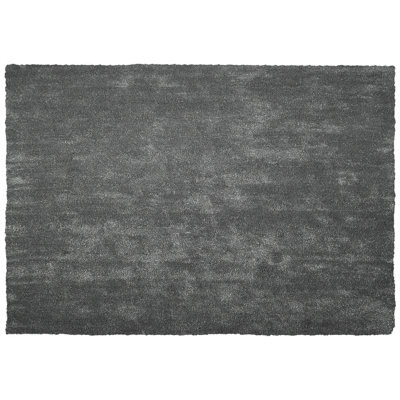 Beliani Shaggygy Rug Demre Dark Grey 160 X 230 Cm - image 1