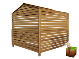 Edecks Atlast Hot Tub Privacy Shelter Garden Gazebo 2400mm X 2400mm Pressure Treated Outdoor Timber With Steel Spikes 2.1M - thumbnail 3
