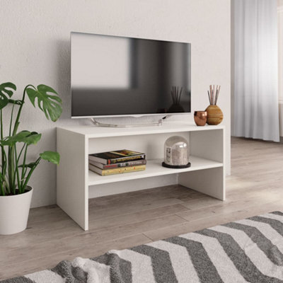 Berkfield Tv Cabinet White 80X40X40 Cm Engineered Wood - image 1