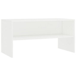 Berkfield Tv Cabinet White 80X40X40 Cm Engineered Wood - thumbnail 2