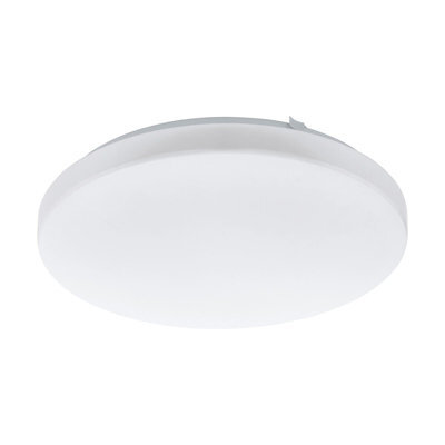 Elegant White Led Wall Flush Ceiling Light - 17.3W Adjustable Design - image 1