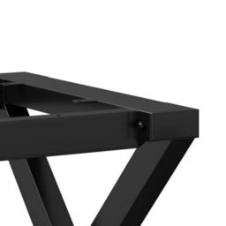 Berkfield Dining Table Legs X-Frame 160X80X73 Cm Steel - thumbnail 7