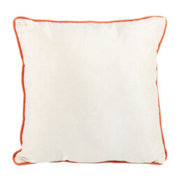 Something Different Spooky Cat And Pumpkin Square Filled Cushion White/black/orange (35Cm X 35Cm) - thumbnail 2