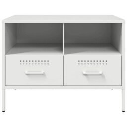 Berkfield Tv Cabinets 2 Pcs White 68X39X50.5 Cm Steel - thumbnail 7