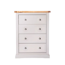 Cabinet Bits Loreo 4 Drawer Chest Of Drawers Chrome Knob - thumbnail 2