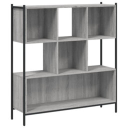 Berkfield Sturdy Bookcase Grey Sonoma 102X28X172 Cm Engineered Wood - thumbnail 8