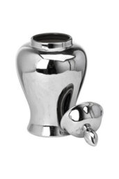 Chrome Ginger Jar - Handcrafted Decorative Vase & Storage - thumbnail 2