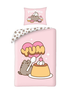 Pusheen Yum Single Duvet Cover And Pillowcase Set - European Size